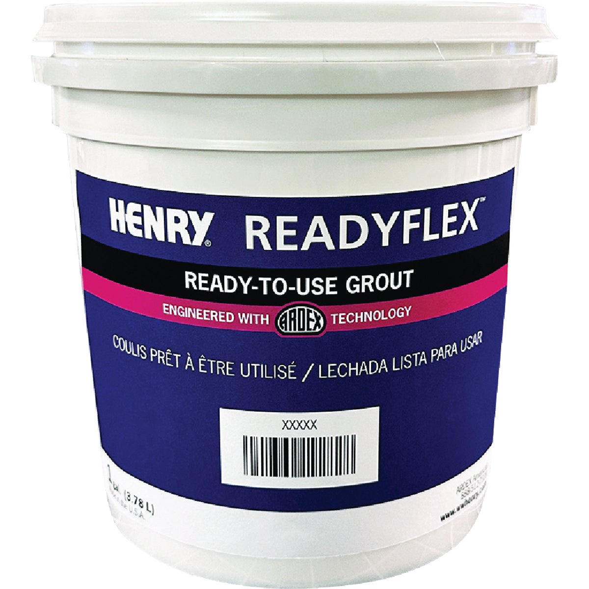 Henry READYFLEX Polar White Premixed Tile Grout, 1 Gal.