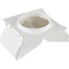 P-Tec Products 4 In. White Plastic No Pest Eave & Soffit Vent Image 1