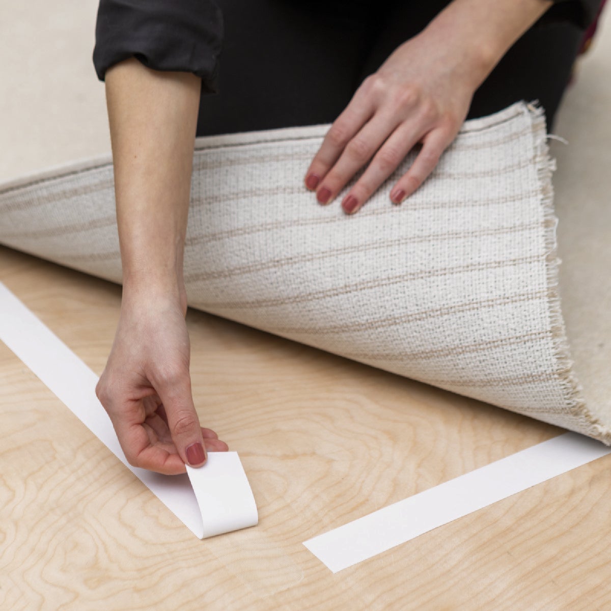 Duck Heavy Traffic 1.88 In. x 75 Ft. Indoor Double-Sided Adhesive Cloth Carpet Tape Image 3