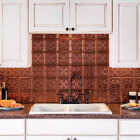 Fasade 18 In. x 24 In. Thermoplastic Backsplash Panel, Oil-Rubbed Bronze Traditional 10 Image 2
