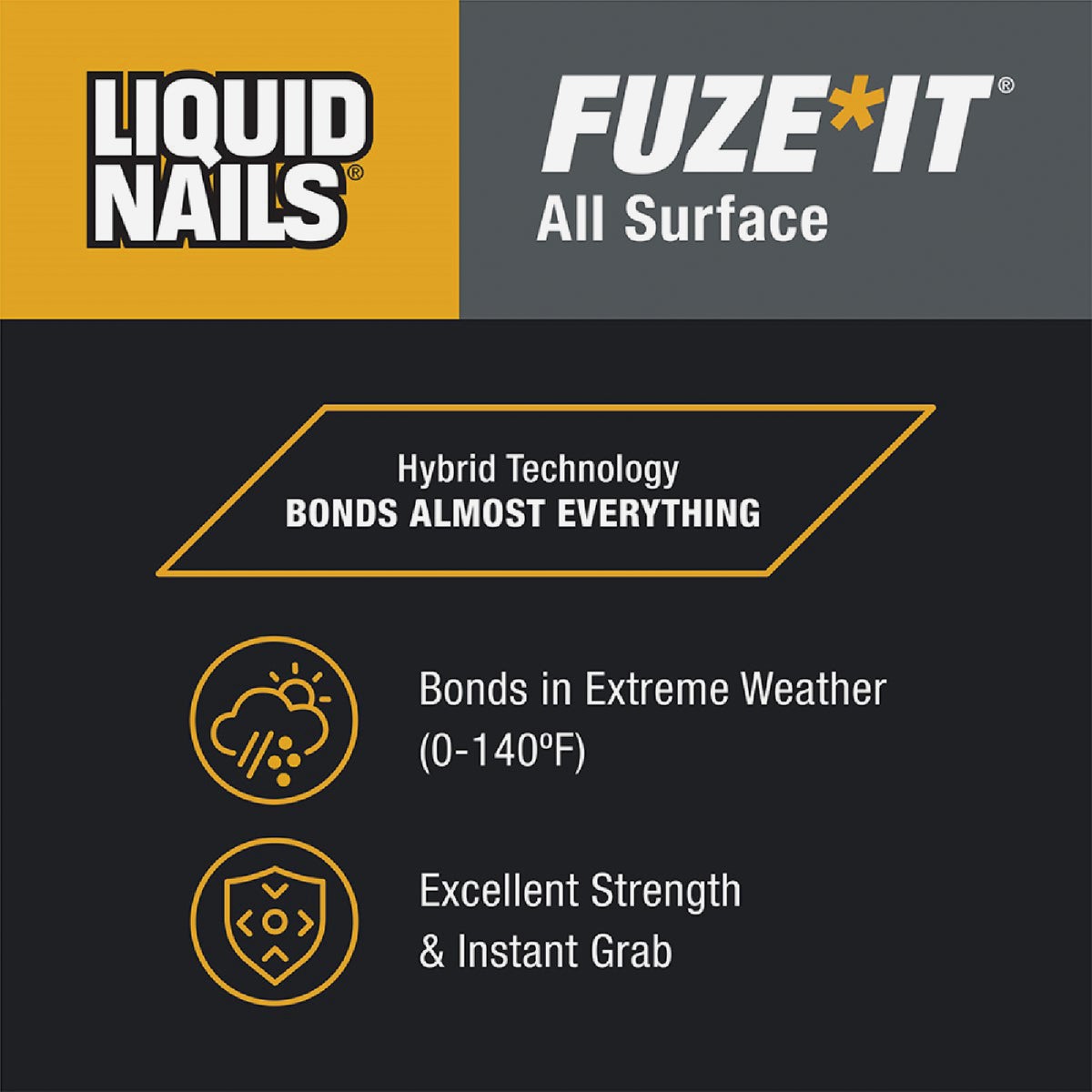 Liquid Nails Fuze-It 5 Oz. All Surface Construction Adhesive Image 4