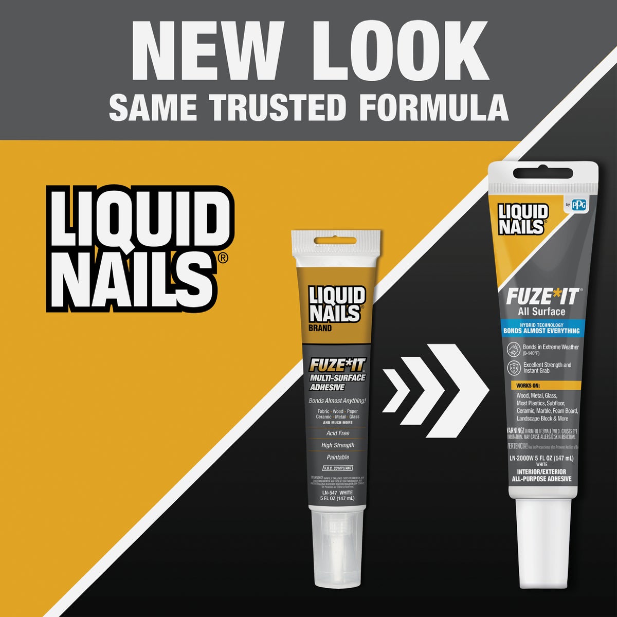 Liquid Nails Fuze-It 5 Oz. All Surface Construction Adhesive Image 2