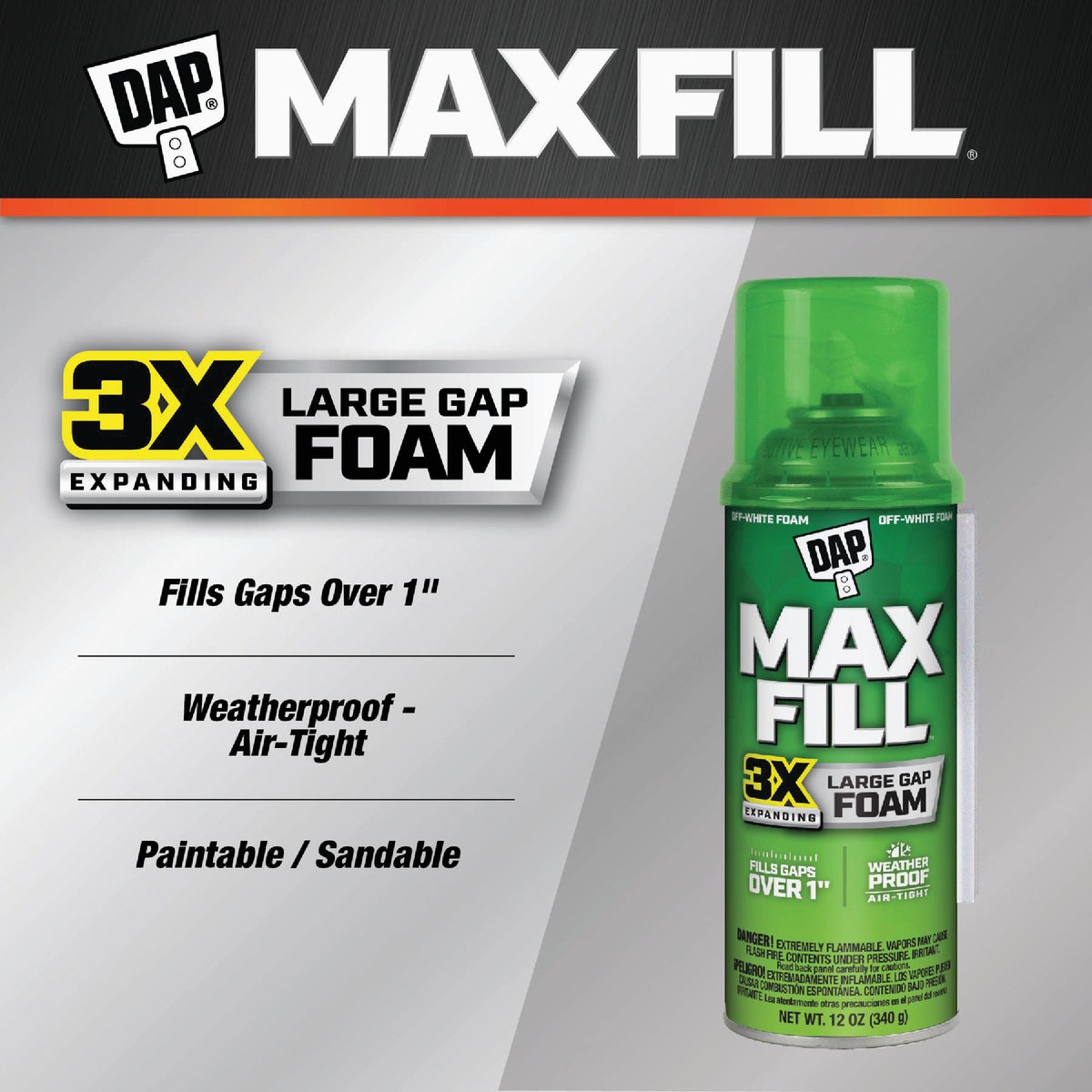 DAP Max Fill 20 Oz. Triple Expanding Foam Sealant Image 3