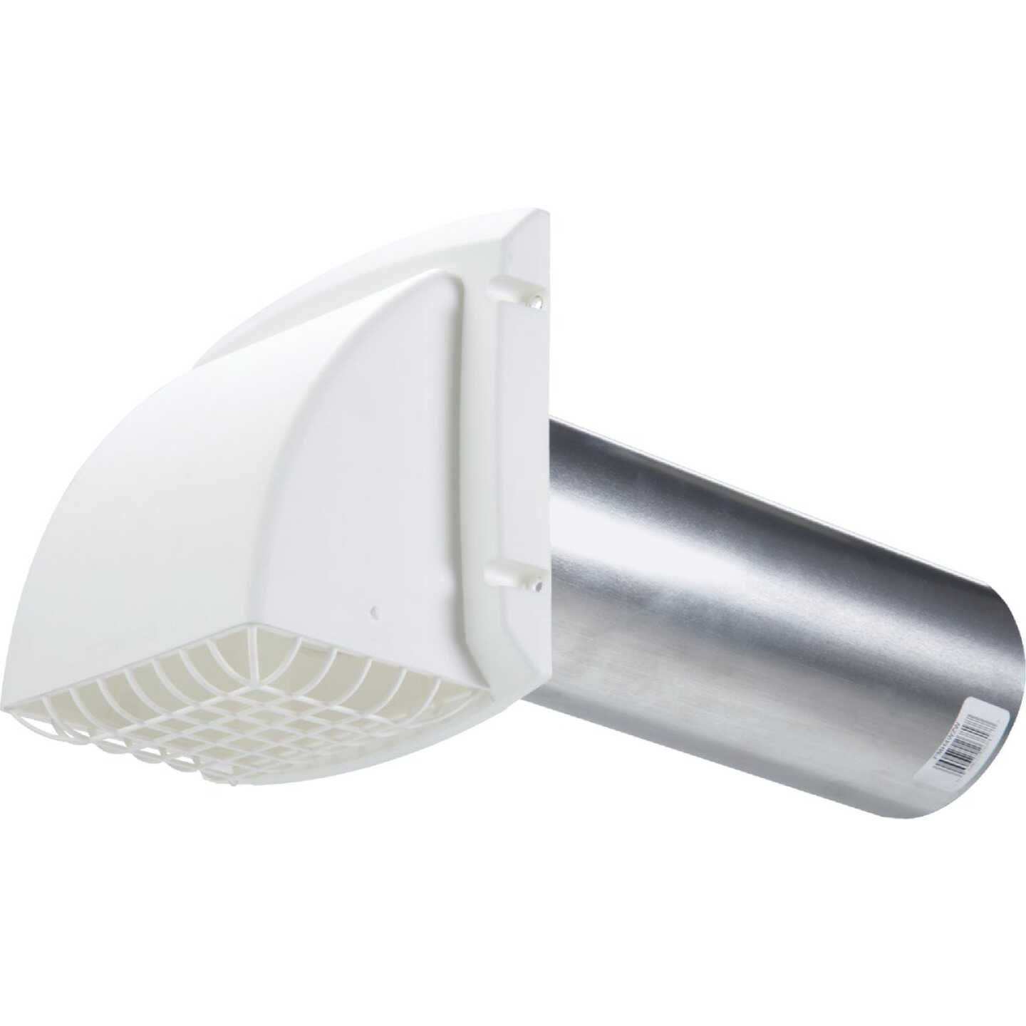 Dundas Jafine ProMax 4 In. White Plastic Dryer Vent Hood Image 5