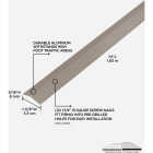M-D Building Products 1-3/8 In. X 72 In. Pewter Aluminum Carpet Trim with Screw Nails Image 2
