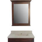 CraftMark CherryVale Shaker Cherry 30 In. W x 36 In. H Vanity Mirror Image 1