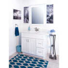 CraftMark Shaker Retreat White 48 In. W x 34 In. H x 21 In. D Vanity Base without Top, 2 Door/4 Drawer Image 4