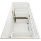 CraftMark Shaker Retreat White 48 In. W x 34 In. H x 21 In. D Vanity Base without Top, 2 Door/4 Drawer Image 12