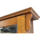 CraftMark Craftsmen Estate American Oak 30 In. W x 32 In. H x 6 In. D Single Mirror Surface Mount Medicine Cabinet Image 4