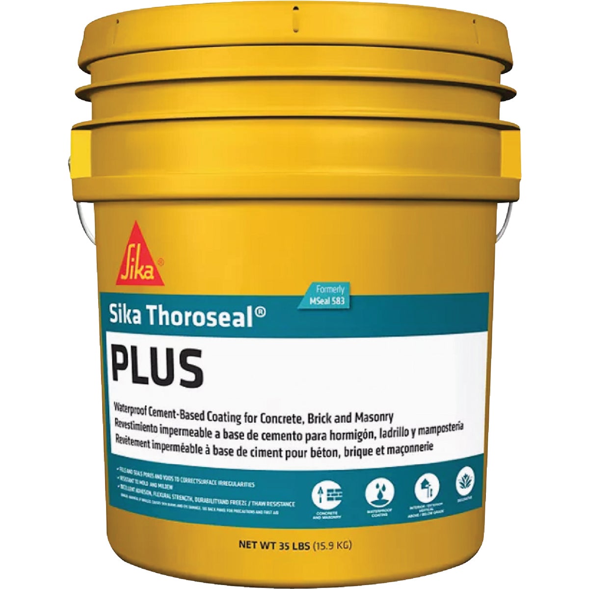 Sika Thoroseal PLUS 35 Lb. White Masonry Waterproofer