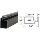 Prime-Line Make-2-Fit 3/4 x 3/8 x 72 Bronze Aluminum Screen Frame Image 1