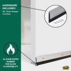 M-D Building Products Ultra 0.25 In. 36 In. Silver Door Sweep Image 3