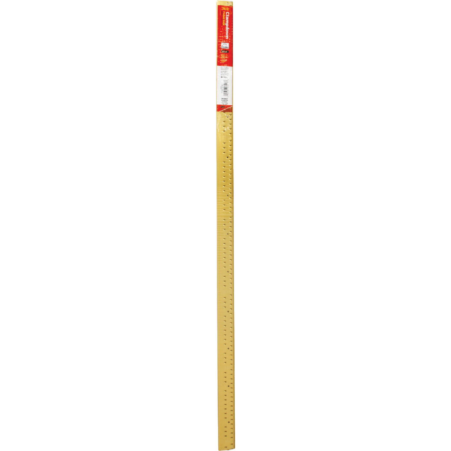 Do it Satin Gold Fluted 1-3/8 In. x 3 Ft. Carpet Clampdown with Teeth Image 2