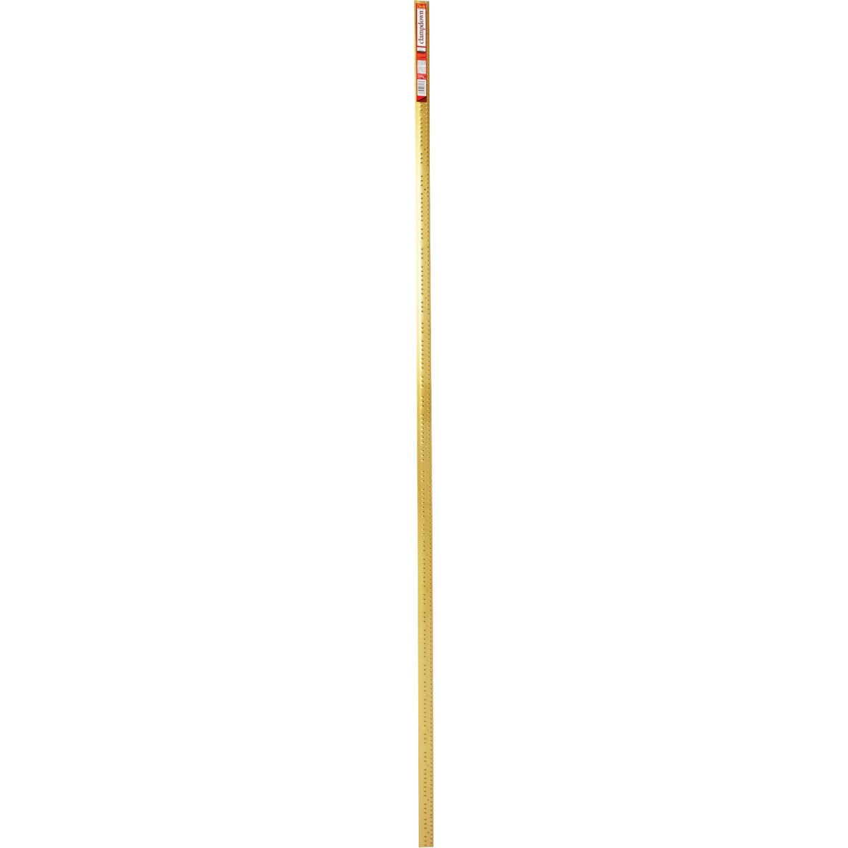 Do it Satin Gold Fluted 1-3/8 In. x 6 Ft. Carpet Clampdown with Teeth Image 2