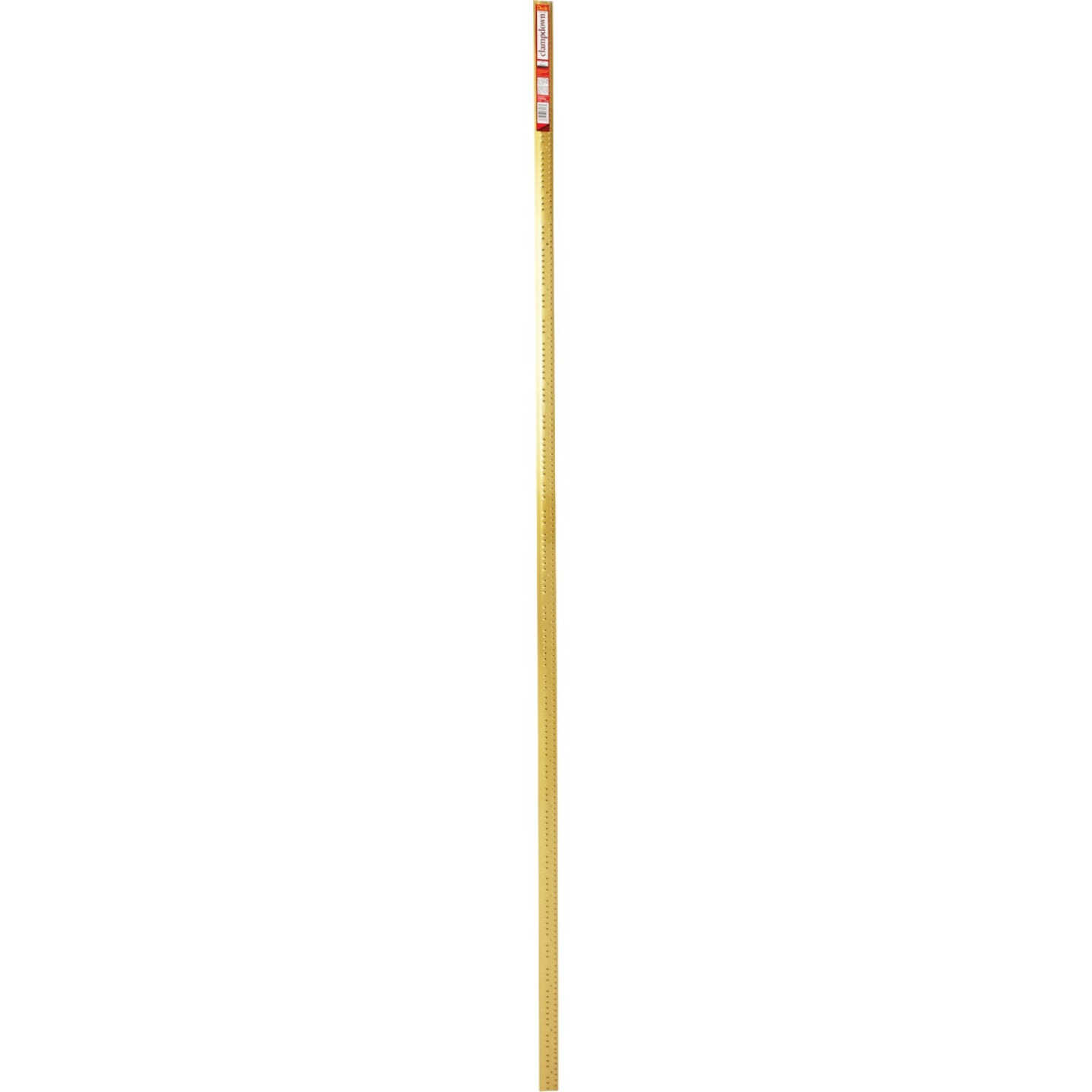 Do it Satin Gold Fluted 1-3/8 In. x 6 Ft. Carpet Clampdown with Teeth Image 2