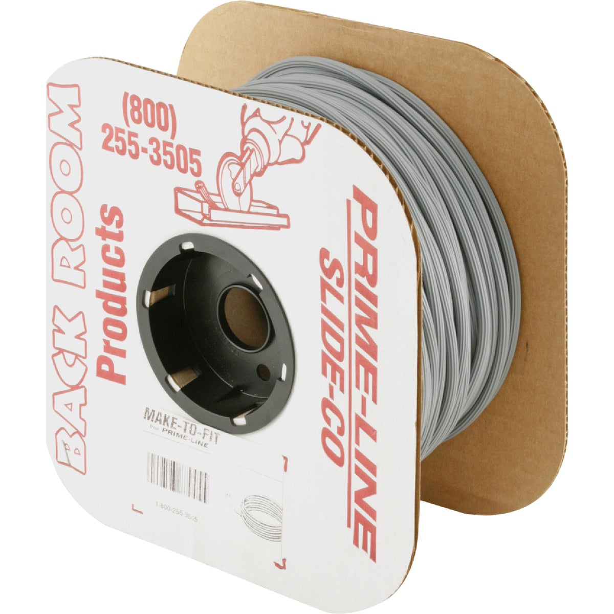 Prime-Line 0.165 In. Dia. x 500 Ft. L. Gray Vinyl Screen Retainer Spline Image 1