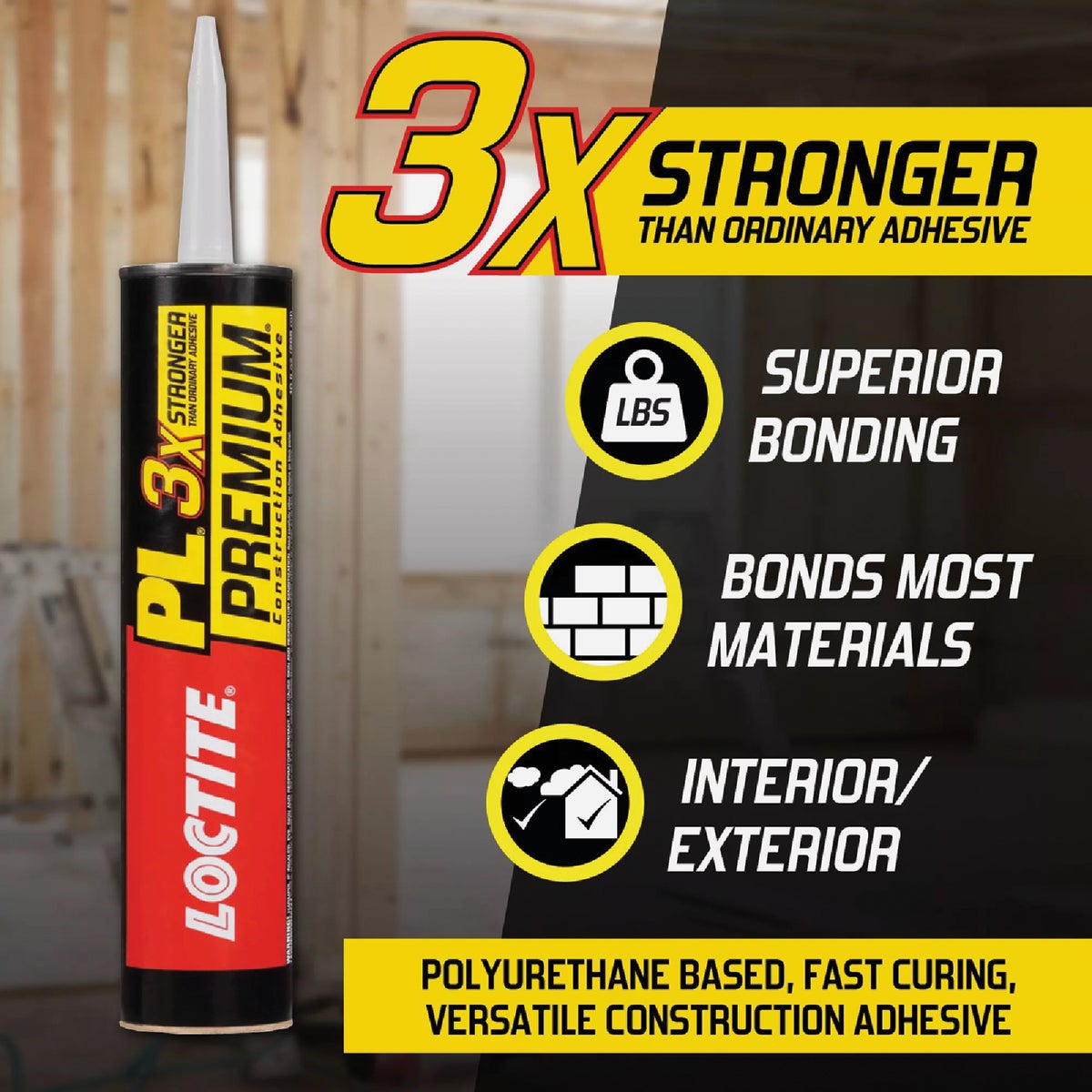 LOCTITE PL Premium 28 Oz. Polyurethane Construction Adhesive Image 6