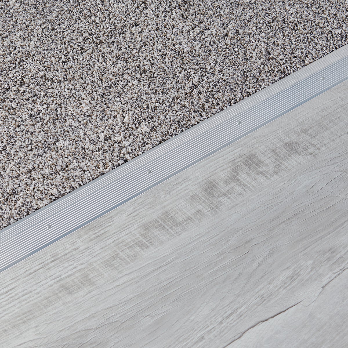 M-D Building Products 2 In. X 72 In. Silver Aluminum Carpet Trim with Screw Nails Image 3