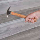 M-D Building Products 1-1/8 In. X 1-1/8 In. X 72 In. Silver Aluminum Stair Edging w/ Screw Nails Image 5