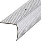 M-D Building Products 1-1/8 In. X 1-1/8 In. X 72 In. Silver Aluminum Stair Edging w/ Screw Nails Image 7