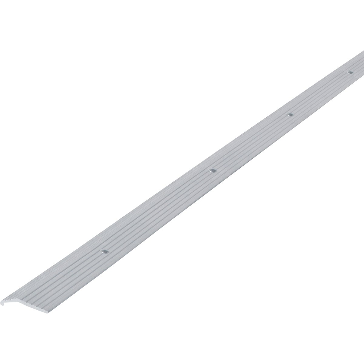 M-D Building Products 7/8 In. X 72 In. Silver Aluminum Carpet Trim with Screw Nails