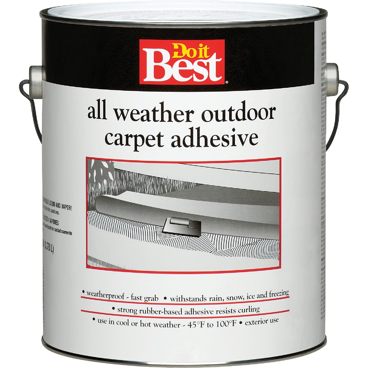 Do it Best All Weather Outdoor Carpet Adhesive, 1 Gal.