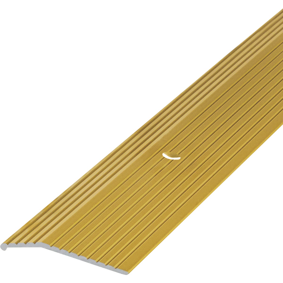 M-D Building Products 7/8 In. X 36 In. Satin Brass Aluminum Carpet Trim with Screw Nails Image 5