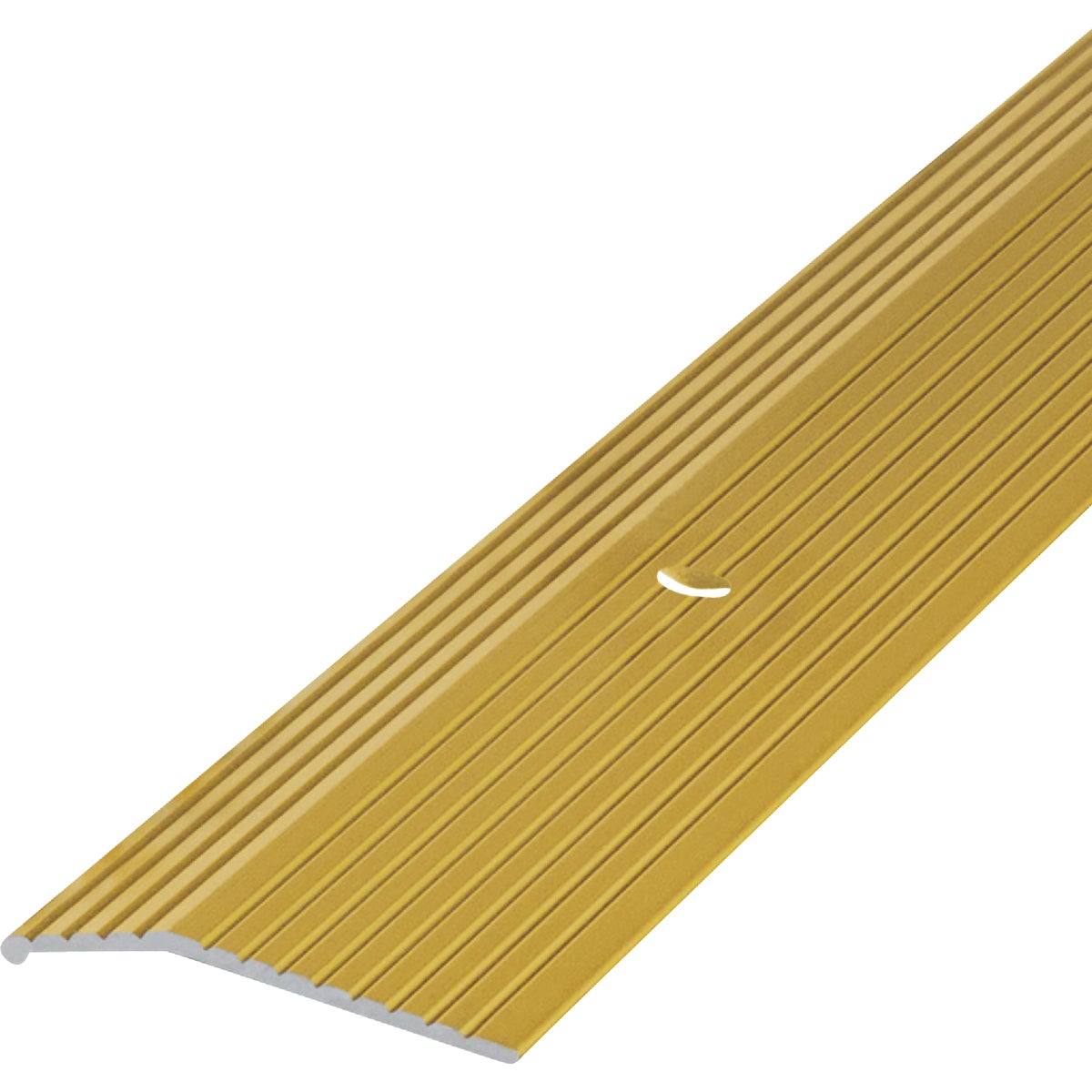 M-D Building Products 1-3/8 In. X 36 In. Satin Brass Aluminum Carpet Trim with Screw Nails Image 5