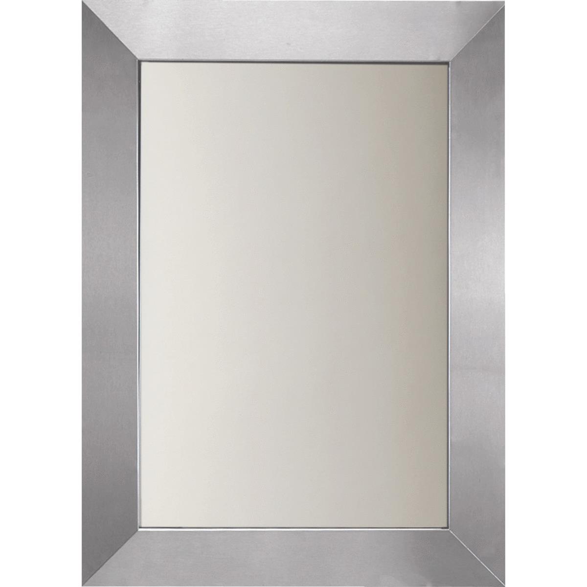 Zenith Brushed Stainless Steel 18-1/2 In. W x 25 In. H x 5 In. D Single Mirror Surface Mount Medicin