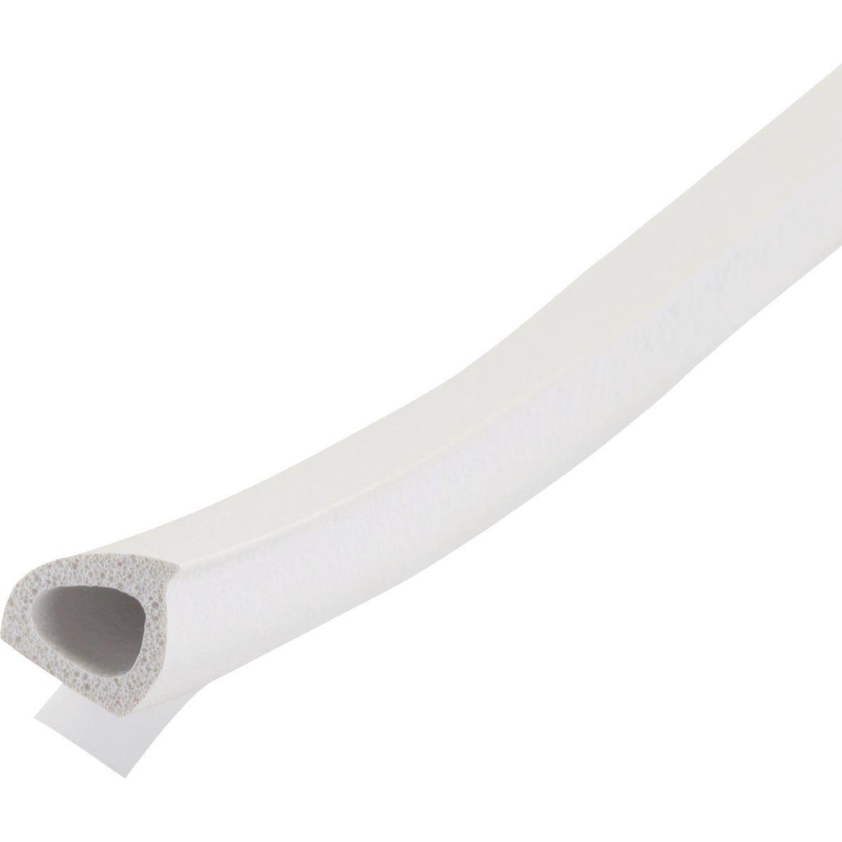 M-D Building Products 3/8 In. x 3/8 In. x 17 Ft. White Premium Silicone Rubber PLATINUM Window Seal for Ex-Large Gaps