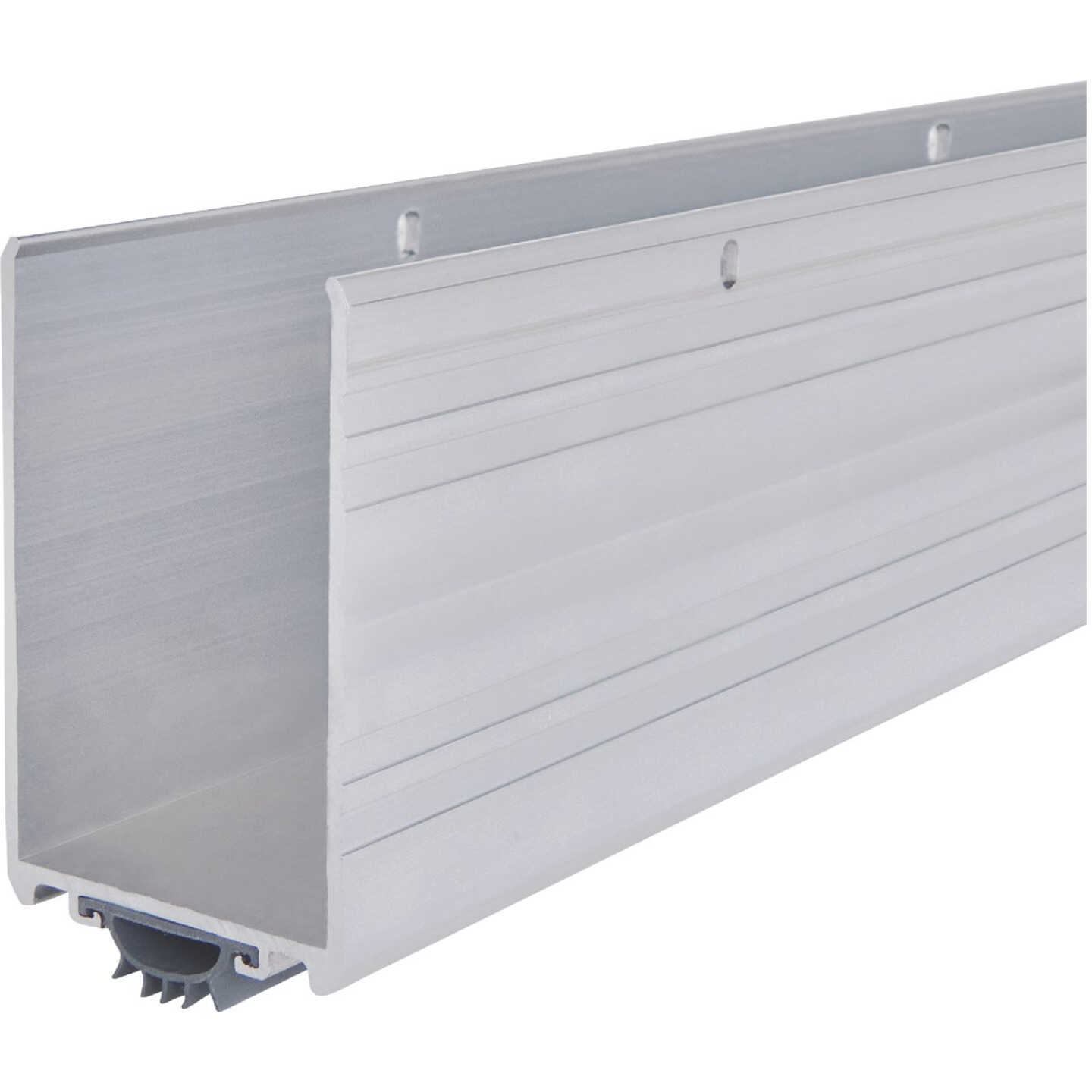 M-D Building Products Ultra 1.75 In. W. x 3.5 In. H. x 36 In. L. Aluminum & Vinyl Silver color Door Bottom Image 4