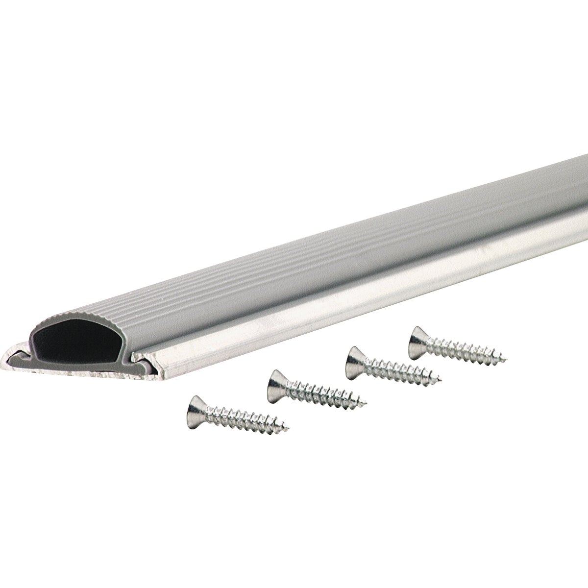 M-D Building Products 1.25 In. W. x 0.5 In. H. x 36 In. L. Aluminum Silver Door Bottom Image 5