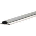 M-D Building Products 1.25 In. W. x 0.5 In. H. x 36 In. L. Aluminum Silver Door Bottom Image 1