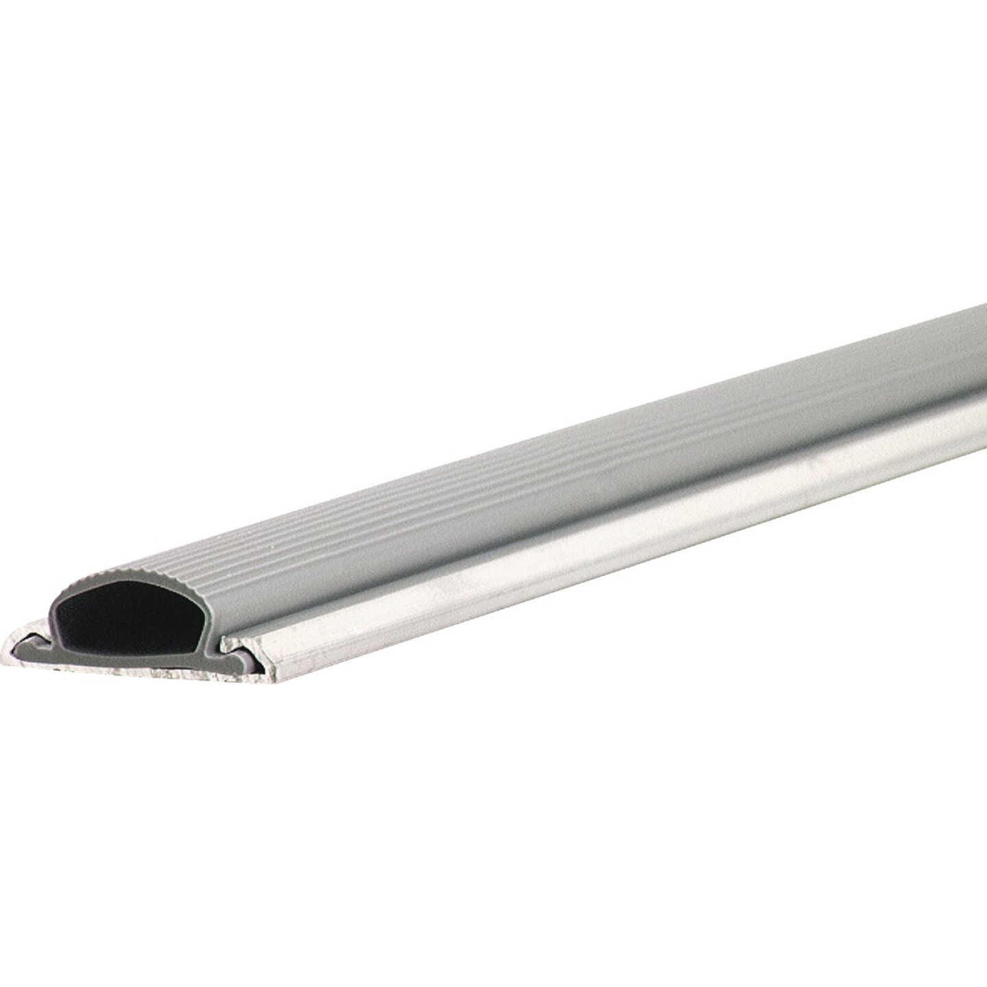 M-D Building Products 1.25 In. W. x 0.5 In. H. x 36 In. L. Aluminum Silver Door Bottom Image 1