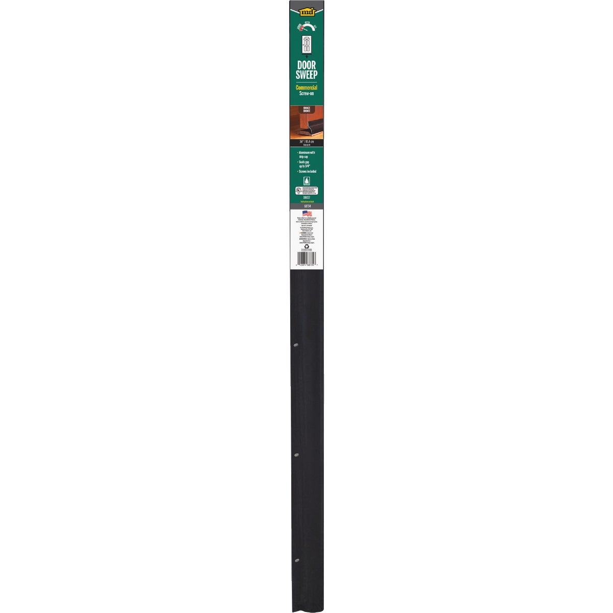 M-D Building Products Ultra 0.75 In. 36 In. Bronze Door Sweep Image 3