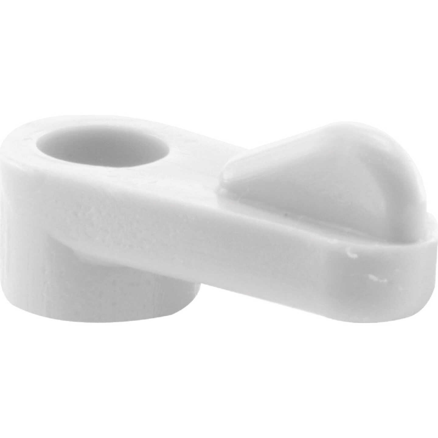 Prime-Line 1/16 In. White Swivel Plastic Screen Clips with Screws (12 Count) Image 2