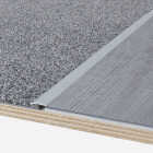 M-D Building Products 7/8 in. x 72 in. Polished Aluminum Carpet Trim with Screw Nails Image 2