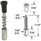 Prime-Line Silver Die-Cast Window Screen Repair Plunger Latch (6-Pack) Image 1