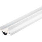 M-D Building Products Ultra 2.25 In. W. x 1.375 In. H. x 36 In. L. Aluminum White Door Bottom Image 1