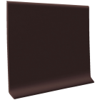 Roppe 4 In. x 4 Ft. Brown Vinyl Dryback Wall Cove Base Image 1