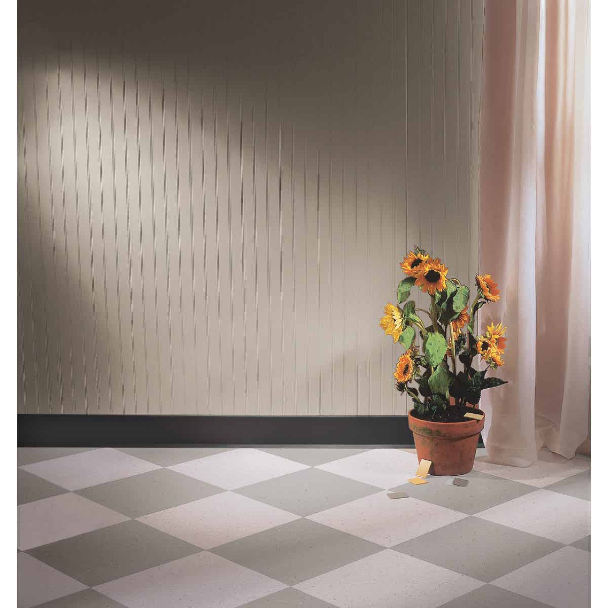 Roppe 4 In. x 4 Ft. Black Vinyl Dryback Wall Cove Base Image 2