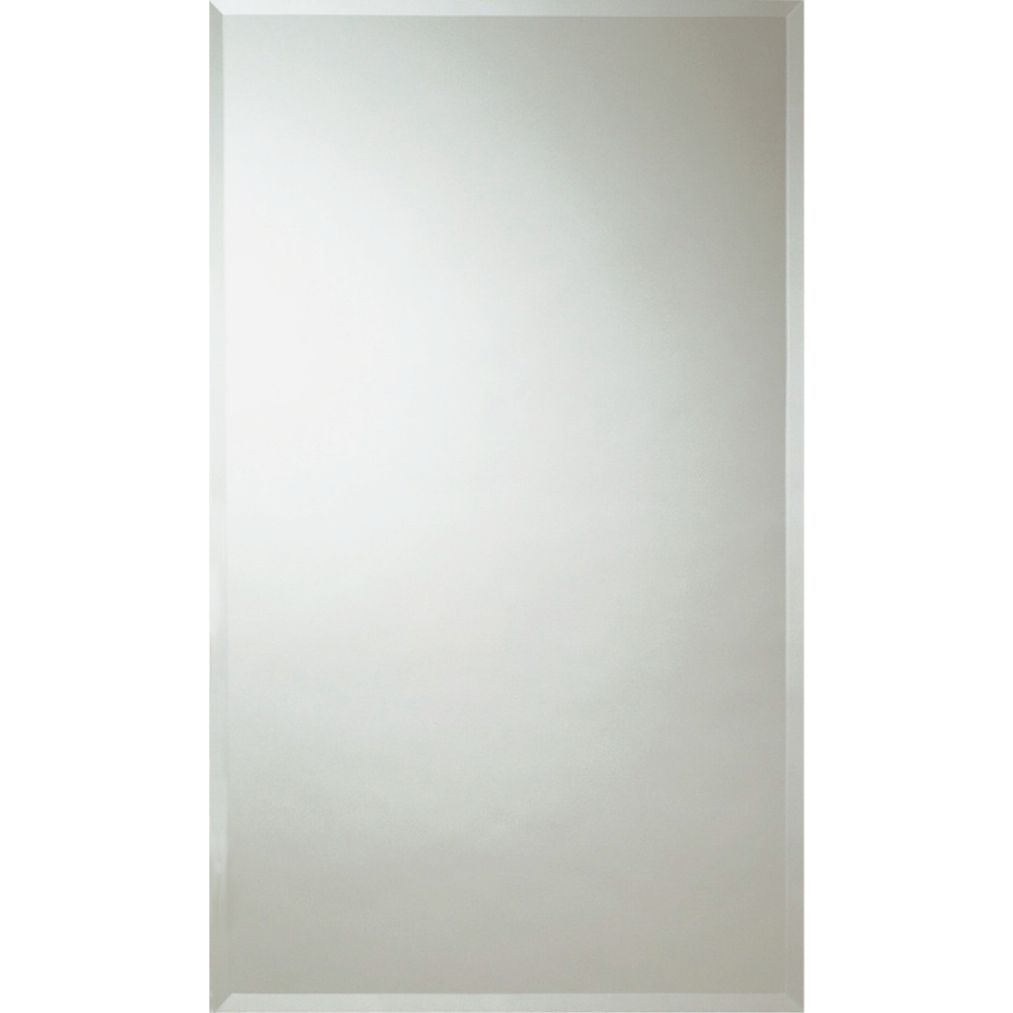 Erias Home Design 24 In. W. x 36 In. H. Frameless Beveled Edge Wall Mirror Image 1