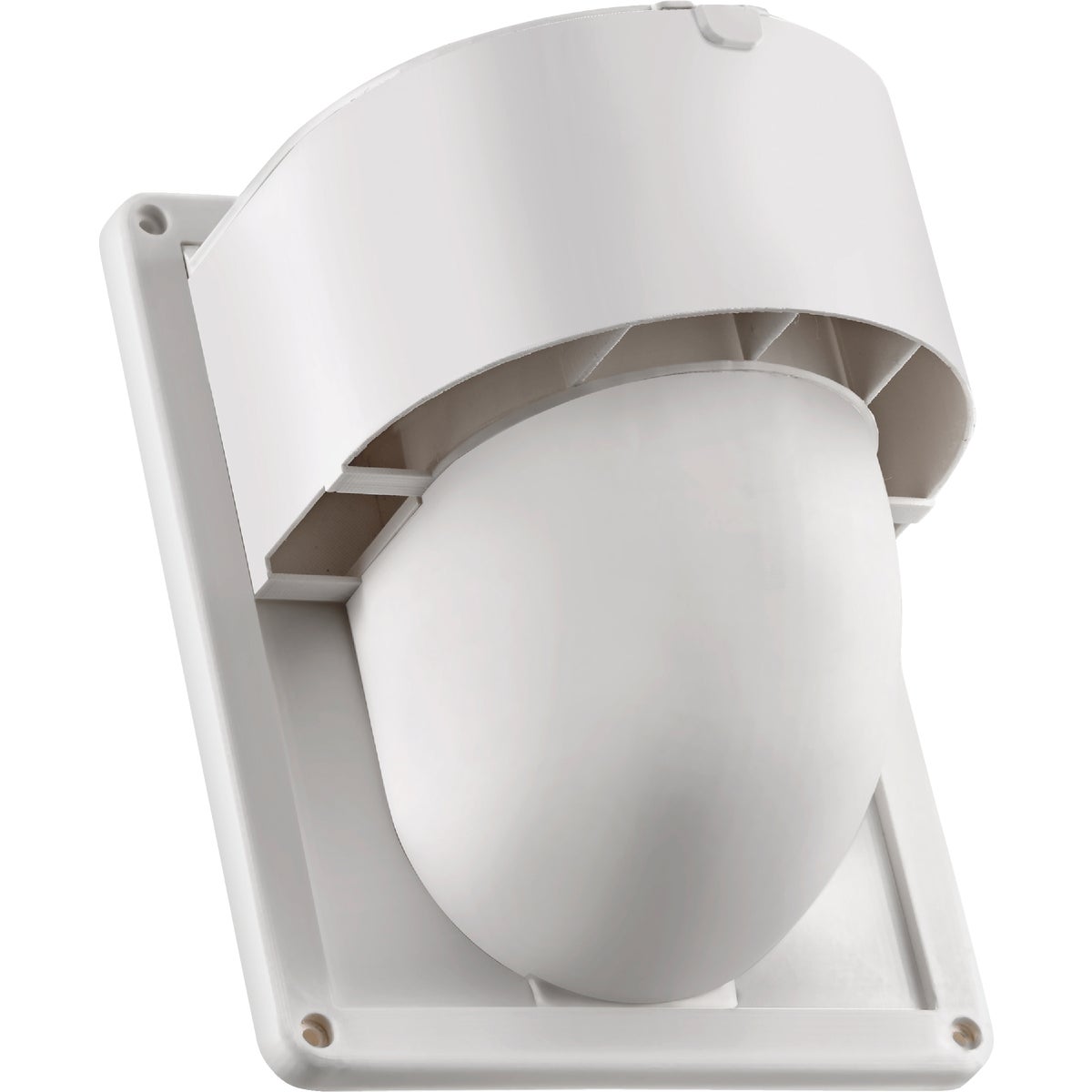 Lambro 4 In. Exhaust Wall Dryer Vent with Floating Damper Image 3