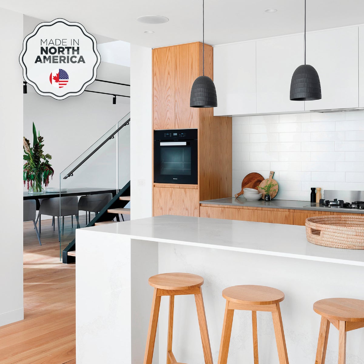 Smart Tiles Approx. 11 In. x 22 In. Glass-Like Vinyl Backsplash Peel & Stick, Oslo White Subway Tile (2-Pack) Image 2