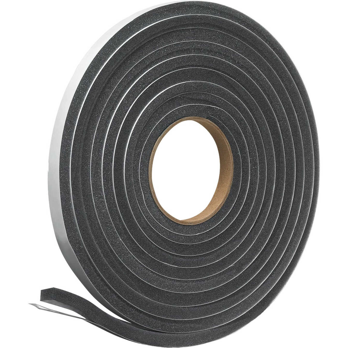 Frost King 1/2 In. Wide x 3/8 In. Thick x 17 Ft. Long Charcoal Poly Foam Weatherstrip Tape Image 4