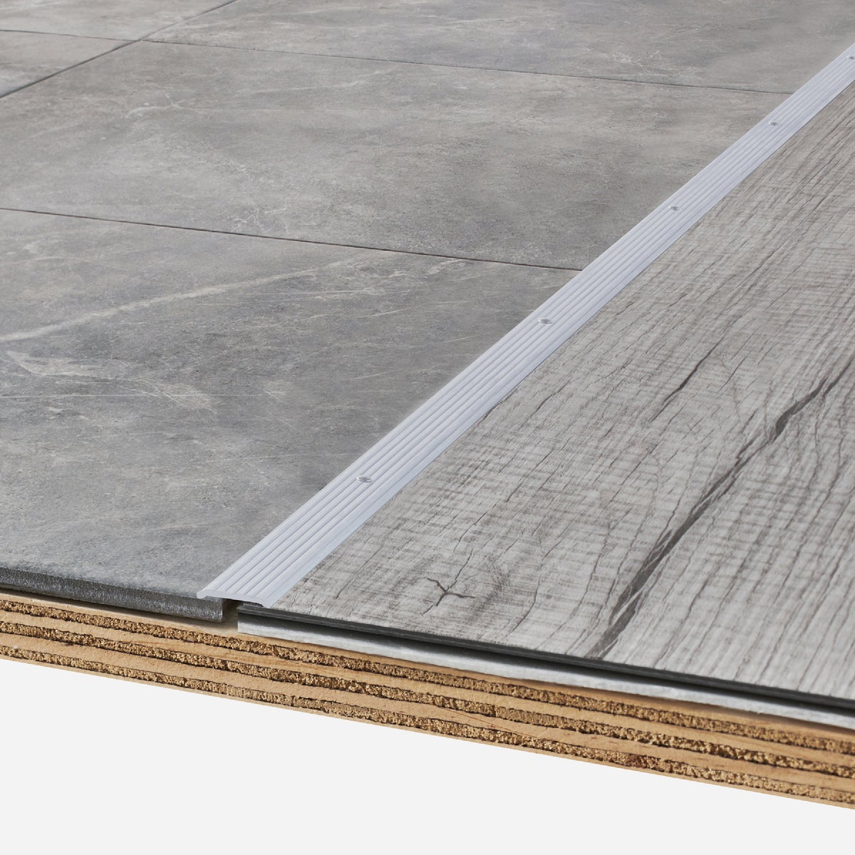 M-D Building Products 3/4 In. x 36 In. Silver Aluminum Seam Binder with Screw Nails Image 3