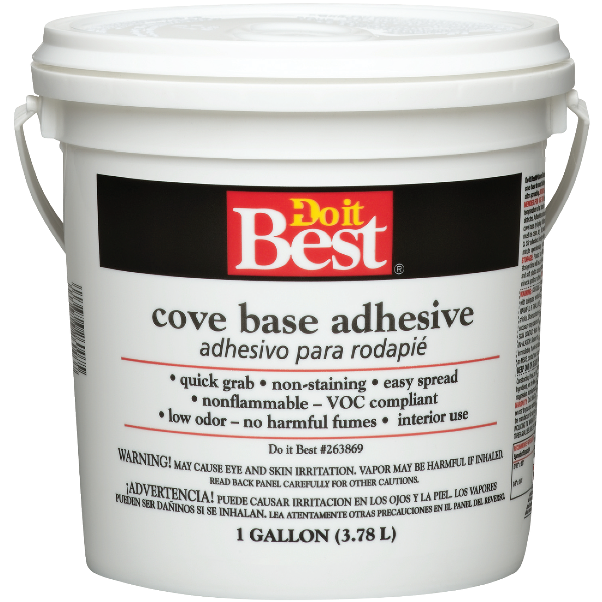 Do It Best Cove Base Adhesive, 1 Gal. Image 1
