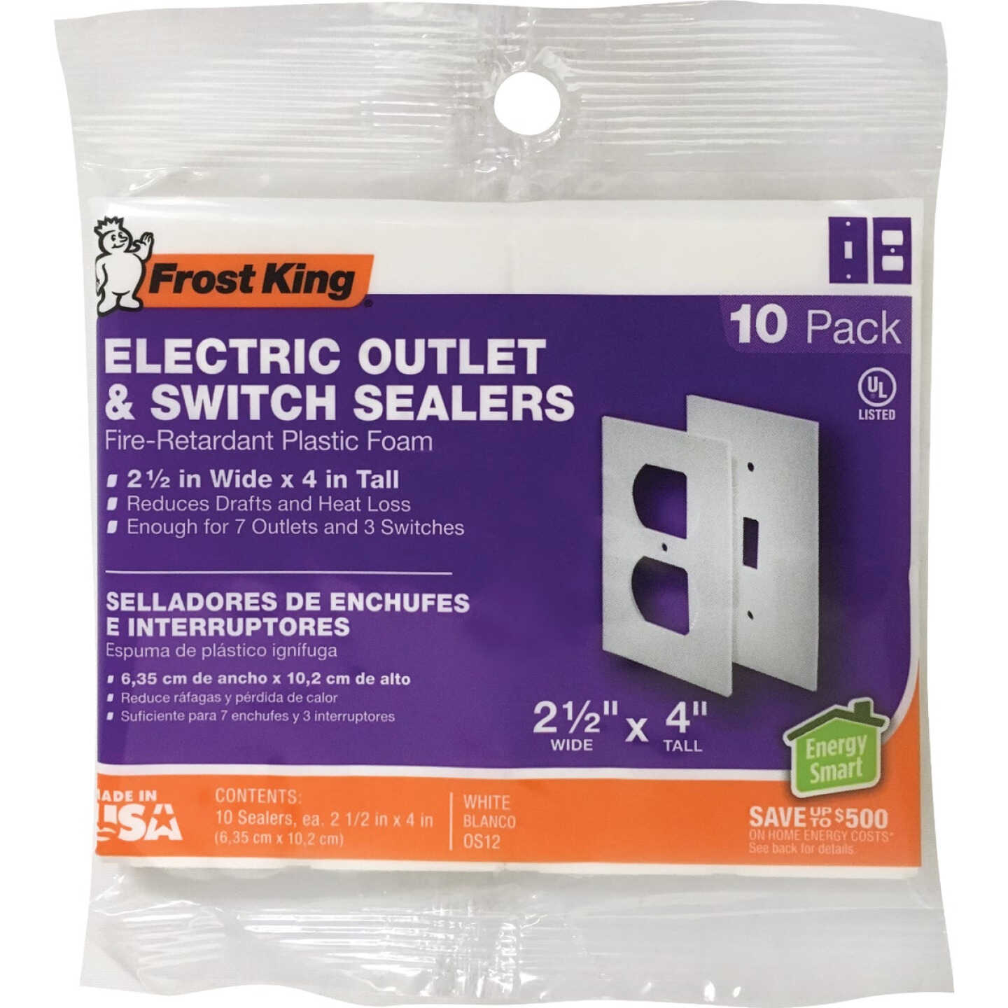 Frost King Switch & Wall Plate Insulator Image 1