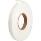 Frost King 3/4 In. W. 1/4 In. T x 17 Ft. L White Poly Foam Weatherstrip Tape Image 1