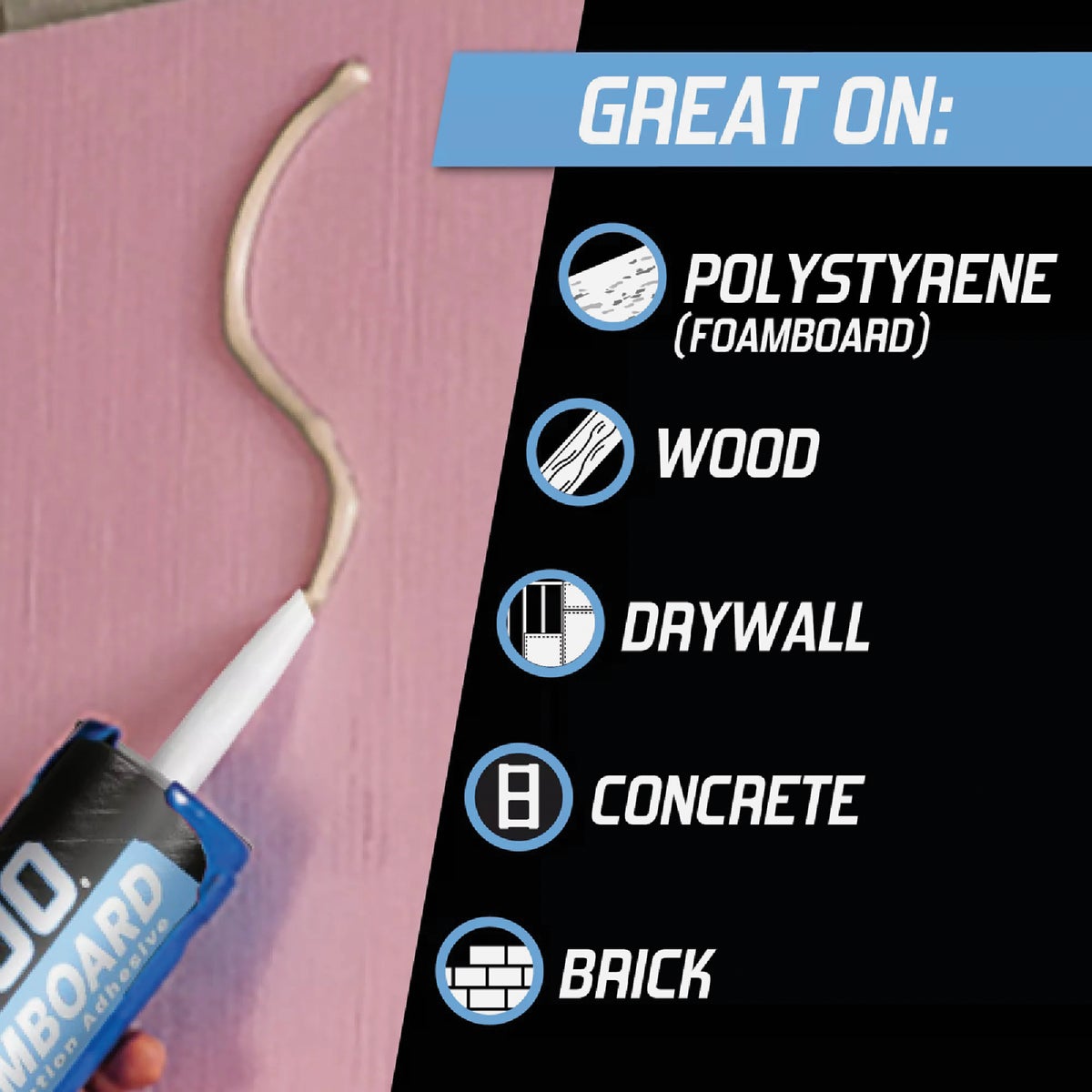 LOCTITE PL 300 10 Oz. Low VOC Foam Board Construction Adhesive Image 4